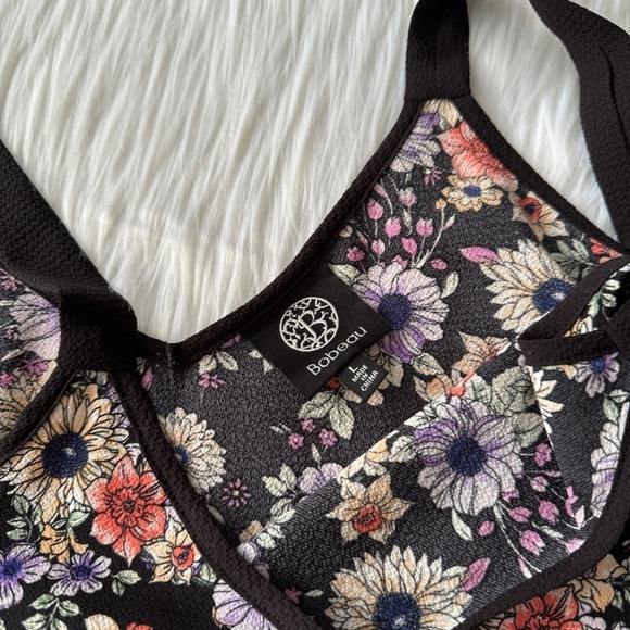 Bobeau Colorful Floral Tank - Picture 2 of 4